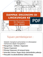 Dampak Ergonomi Di Lingkungan Kerja