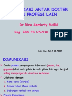 1.1.13 Hubungan Dokter Dengan Profesi Lain