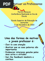 Motivar os Professores 1[1]