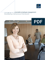 Managing For Sustainable Employee Engagement Developing A Behavioural Framework 2012