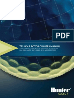 Hunter G Series Manual - Installation & Maintenance Manual For Hunter G800 and G900 Series Sprinklers (G870, G875, G880, G885, G990 & G995)