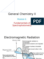 General Chemistry II: Fundamentals of Spectrophotometry