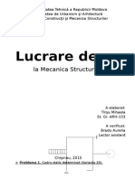 Lucrare de an mecanica structurilor