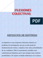 Reflexiones Sobre Las Hipótesis