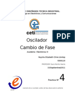 Practica No.4 Oscilador Cambio de Fase