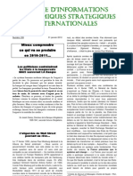 Lettre D'informations Economiques Strategiques Internationales