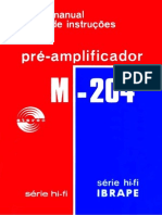 Manual de Instruções do Pré-Amplificador M 204