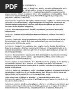 Valores de La Cultura Democrática