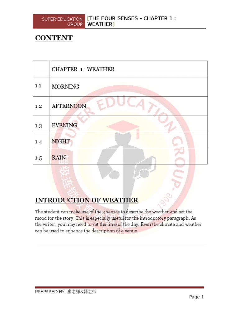 My flood experience essay image
