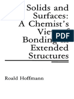 Roald Hoffman Solids and Surfaces- A Chemist's View of Bonding in Extended Structures 1988