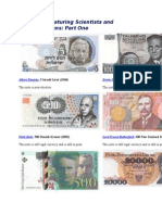 Banknotes Featuring Scientists and Mathematicians Part 1