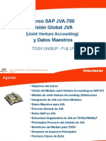 JVA-700 Vision General & Datos Maestros