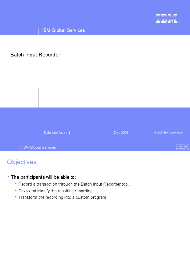Chapter 08 - Batch Input Recorder | PDF | User Interface | Interface ...