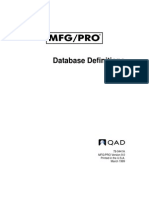 QAD Database Definitions