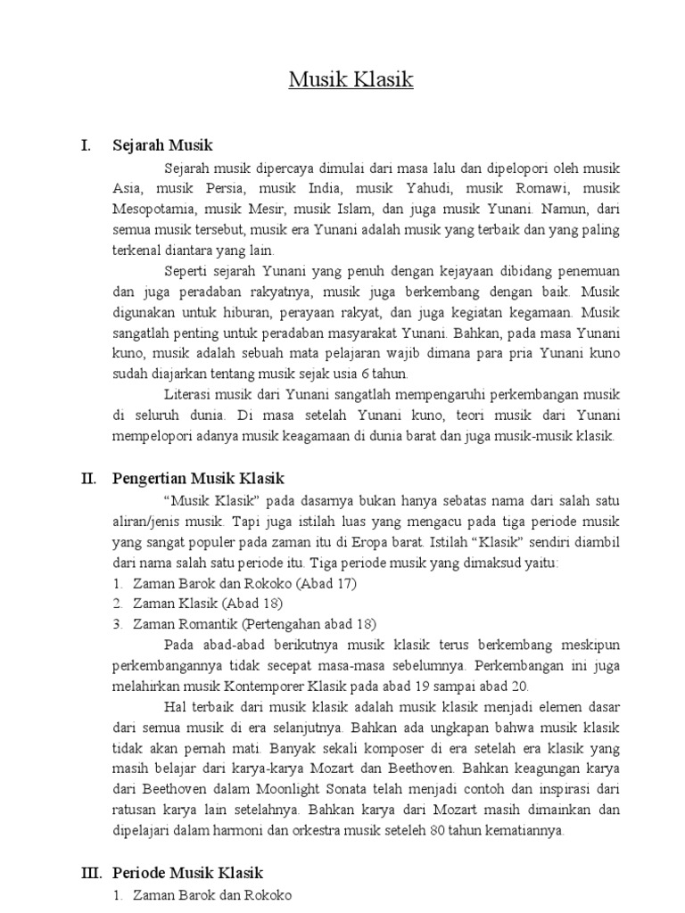 Musik Klasik Download