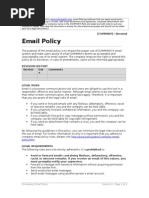 Sample Email Policy