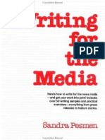 Writing For The Media by Sandra Pesmen