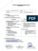 SYLLABUS FCC III° - II BIM