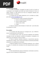 Regras para obter Salas no Animazon no Taikai 2015