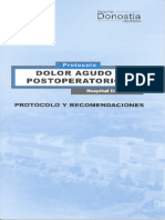 Protocolo Dolor Agudo Postoperatorio