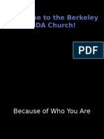 Welcome To The Berkeley SDA Church!