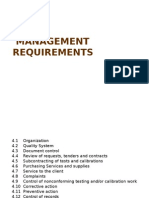 Management Requirements