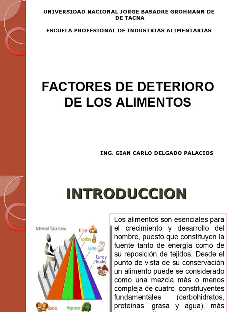 Clase Factores de Deterioro de Alimentos-Gcdp | PDF | Levadura | Alimentos