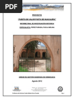  Final Puesta en Valor Edificio Posta de Huacalera