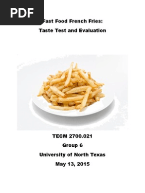 fast food french fries