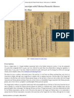 Tangut Manuscripts With Tibetan Phonetic Glosses - British Library or
