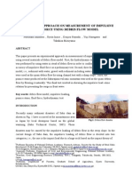 Experimental Approach On Measurement of Impulsive Fluid Force Using Debris Flow Model