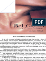 Bel Canto: A History of Vocal Pedagogy - James Stark