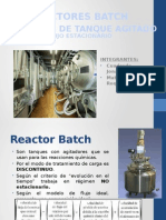 Reactor Batch y RTA Continuo