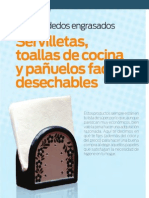 Estudio de calidad de servilletas, toallas de cocina y pañuelos faciales desechables