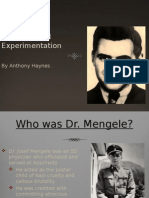 Josef Mengele Pres Portfolio