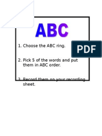 abc order