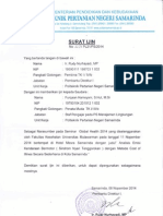 Surat Ijin Seminar Nasional Global Health No. 228 PL.21 PS 2014