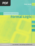 Download An Introduction to Formal Logic - Peter Smith by albundy00 SN265018232 doc pdf