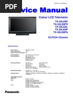 Panasonic GLP23A Chasis Schematics