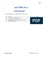 Chapter 19 Configure HMI as MODBUS Server