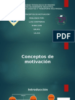 Concepto de Motivación LUIGI CONTRERAS