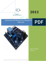 Universal GPIO Board User Manual V1.0 With Matlab: Author: Thaufeek
