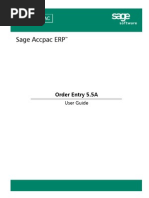 Sage Accpac OE User Guide