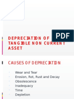 Depreciation of Tangible Non Current Asset