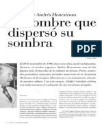 Edmundo O Gorman, El Hombre Que Dispersó Su Sombra, Adolfo Castañón