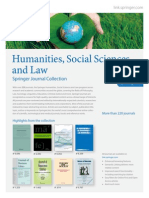 Humanities, Social Sciences and Law: Springer Journal Collection