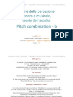 Teorie dell'ascolto - Pitch Combinations