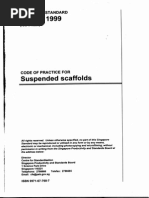 Singapore Scaffold Code of Practice | PDF | Scaffolding