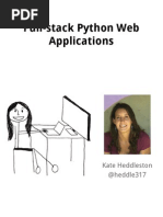 Full-Stack Python Web Apps PDF