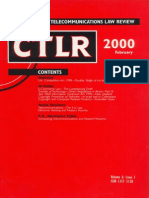 Computer and Telecommunications Law Review February 2000
